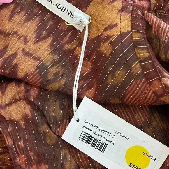 Ulla Johnson Naiya Dress in Ember - Tiered Mini Dress - Size 2 - NWT! - Picture 8 of 11